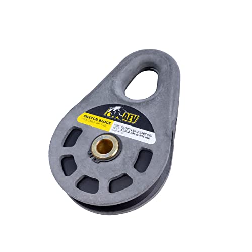 AEV Mid-Size Trail Recovery Kit Includes Snatch Block + Recovery Strap + Tree Strap + Winch Extension Strap + Gloves + Tire Deflator + Anchor Shackles + Recovery Bag