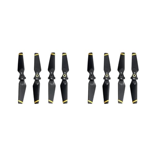 Hélices de rechange pour drone de voyage avec ailes pliables dorées pour pack de 8