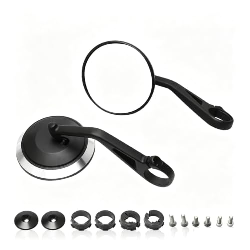 Rétroviseur guidon moto et scooter rond réglable pour Trident 660