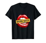 Ilustración Labios Drama Queen Camiseta