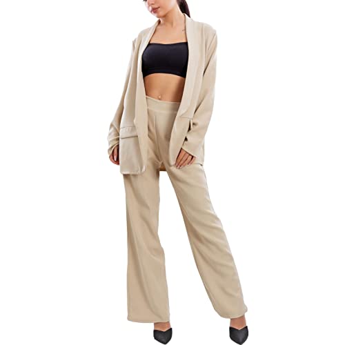 Ensemble élégant pour femme blazer et pantalon palazzo VI-7807 Toocool chic
