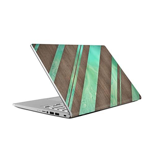 Skin autocollant ASUS Vivobook 14 par Head Case Designs motif bois résine
