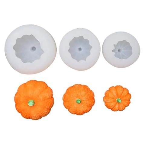 Pumpkin Candle Silicone Mold for DIY Cover