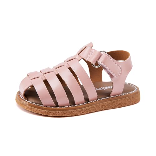 Image of BMCiTYBM Baby Boy Girl Closed Toe Sandals Infant Summer First Walking Shoes Non-Slip Fisherman Sandals 6 9 12 18 24 Months
