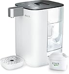 BRITA Cube Water Dispenser for Home (4L) - with Cup Volume & Temperature Setting, Bacteria-Free Water Thanks to UV-C Technology & Integrated Maxtra Pro Extra Limescale Protection Water Filter