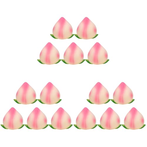 Ciieeo 15 Pcs Cake Embellishment Birthday Cake Decor Longevity Peachg Decor Vinyl Longevity Peach, As Shownx3pcs