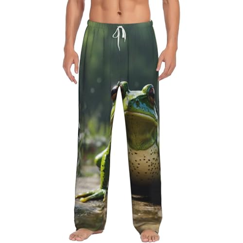 Pantalon pyjama homme polaire chaud contre le froid hivernal à la maison