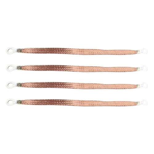 Battery Ground Cable Disconnection Procedure - 2019 Subaru Crosstrek 3 Automotive Ground Strap, 12' x 0.5' Professional Vehicle Grounding Strap Kit, Grounding Cable Straps with Ring Terminals, Copper Braided Ground Strap, Engine Ground Strap Wire for Most Cars (4PCS)
