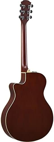 YAMAHA APX600 NA Thin Body 21 Inches Mahogany Wood Acoustic-Electric Guitar, Natural