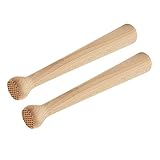 We-Ball Caipirinha Barstößel aus Holz - 22cm - Barstampfer - echtes Buchenholz (2 x Barstößel)