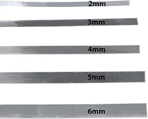 uGems 925 Sterling Silver Flat Bezel Wire 30 Gauge 3mm Wide (24 Inches) #ss225-30ga-3mm-24in by uGems - Used condition - Image 4