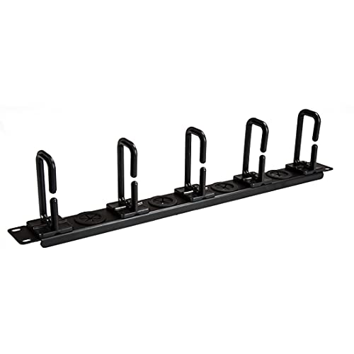 Panneau de câblage horizontal StarTech pour résoudre les nœuds dans votre rack 1U