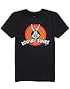 LOONEY TUNES T-Shirt for Women | Ladies Vintage Bugs Bunny Logo Short Sleeve Black Top | Adults Warner Bros Merchandise #1