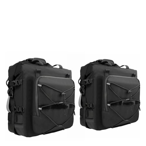 Bagages moto Suzuki V-Strom avec sacoche latérale imperméable et sac à dos de route