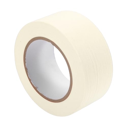 1 Pc 2 Inches x 54.7 Yards Universal Painters Tape - DIY Car Auto Paint for Masking Tape No Residue - Crepe Paper White