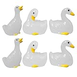 FUNOMOCYA 6 Piezas Mini Resina Luminosa Decorativos de Mesa para Jardín y Coche Encantadores Adornos Nocturnos