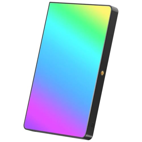 Lampe vidéo LED 10" RGB 15W à intensité réglable et effets de couleur