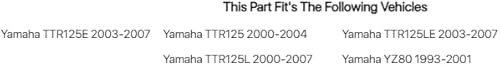 Miniatura 2 de Acerbis Guardabarros trasero YZ Azul para Yamaha TTR125LE 2003-2007