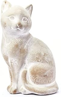 Garden Cat Ornament Decor Indoor Outdoor Statue Animal Home Door Stop 24cm Tall