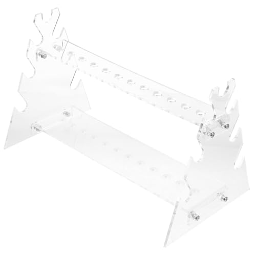 BELLIFFY Ladder Straw Rack Sampling Tubes Rack Test Tube Holder Pipette Rack Test Tube for Laboratory Stand Test Tube Display Rack Test Tube Stand Sampling Tube Storage Rack