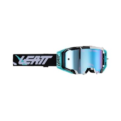 Leatt Goggle Velocity 5.5 Iriz Adult (Black/Turquoisewith Blue Lens)