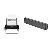 Epson Workforce Wf-110W, Stampante A4 Portatile Inkjet, Connettività Wi-Fi e Wi-Fi Direct, Batteria Integrata, Nero + Batteria esterna per WorkForce WF-110W