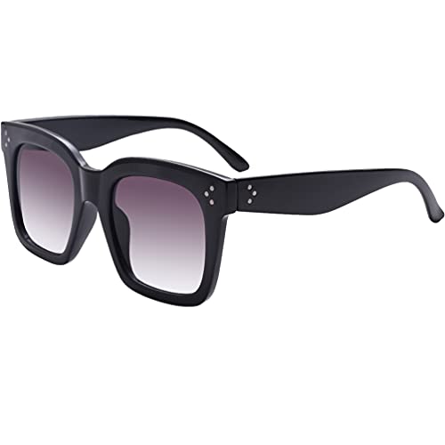 TAOTAOQI Vintage Women Oversized Sunglasses Designer Luxury Square Shades