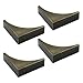 Antrader Metal Box Corner Protector Decorative Edge Cover Safety Guard Pack of 4