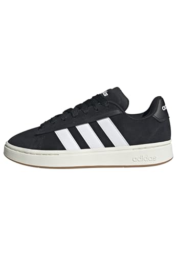 Adidas Men's Grand Court Alpha, Black/White/Gum, 9