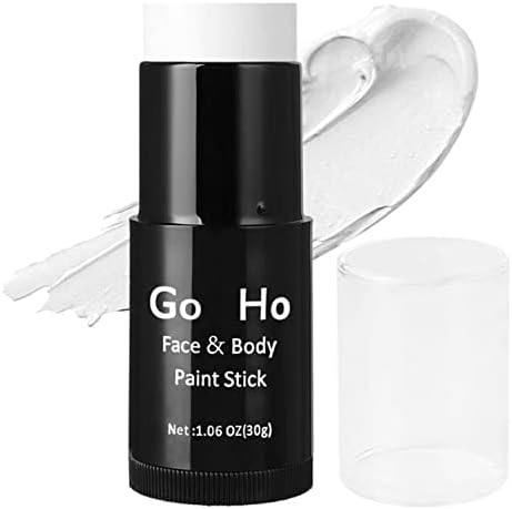 Go Ho Cream-Blendable White Face Paint,White Face Makeup Stick