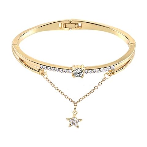 MEITOUNAO Fashion Star Charm Birthstone Bracelets Cover