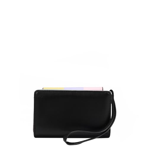 Nicole Lee NIKKY Small Bifold Wallet, Vegan Leather, 8 Card Slots, Wristlet Strap (BEST BUDDIES)4