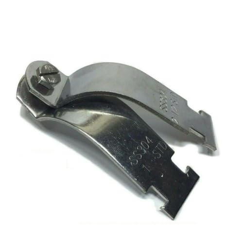 Generic (Quantity 10) 1-1/4"" Stainless Steel Rigid Pipe Clamps Unistrut Channel #4325S1 P1114