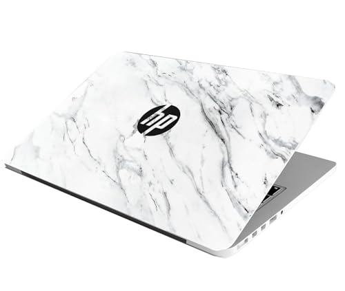 Image of Laptop Skin Stickers Bubble-Free HD Quality Sticker for Laptops Upto 15.6 inch Compatible with Apple /Dell /HP /Lenovo /Acer /Asus /Sony (Dustproof|Waterproof|Scratchproof|Reusable) - HP MARBLE5