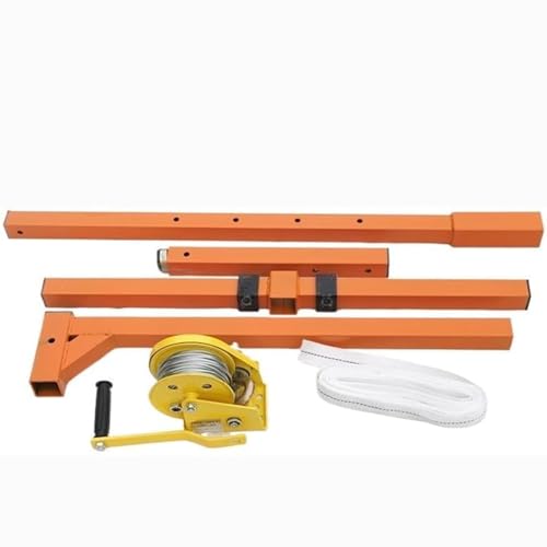 Support de levage pour climatisation avec treuil manuel pour pose et retrait faciles - 2