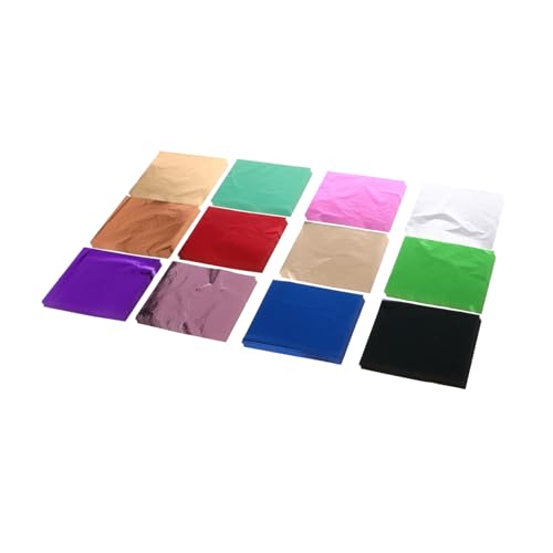 Gogogmee Gold Foil Sheets 240pcs Leaf Paper for Art Projects Decorative Craft Sheets