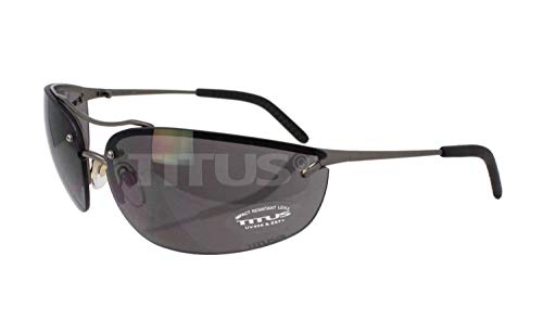 TITUS G99 Premium Wrap Around Metal Frame Z87.1 & Z87+ Safety Glasses with Integrated Side Shield