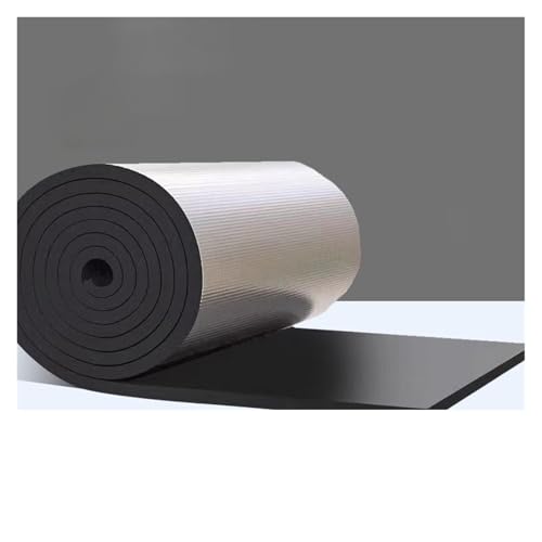 Pannello isolante in schiuma di alluminio riflettente autoadesivo, spessore 5 mm/10 mm/15 mm/20 mm, pannelli riflettenti termici a bolle di alluminio, rotolo isolante per pavimenti, tetti, porte di