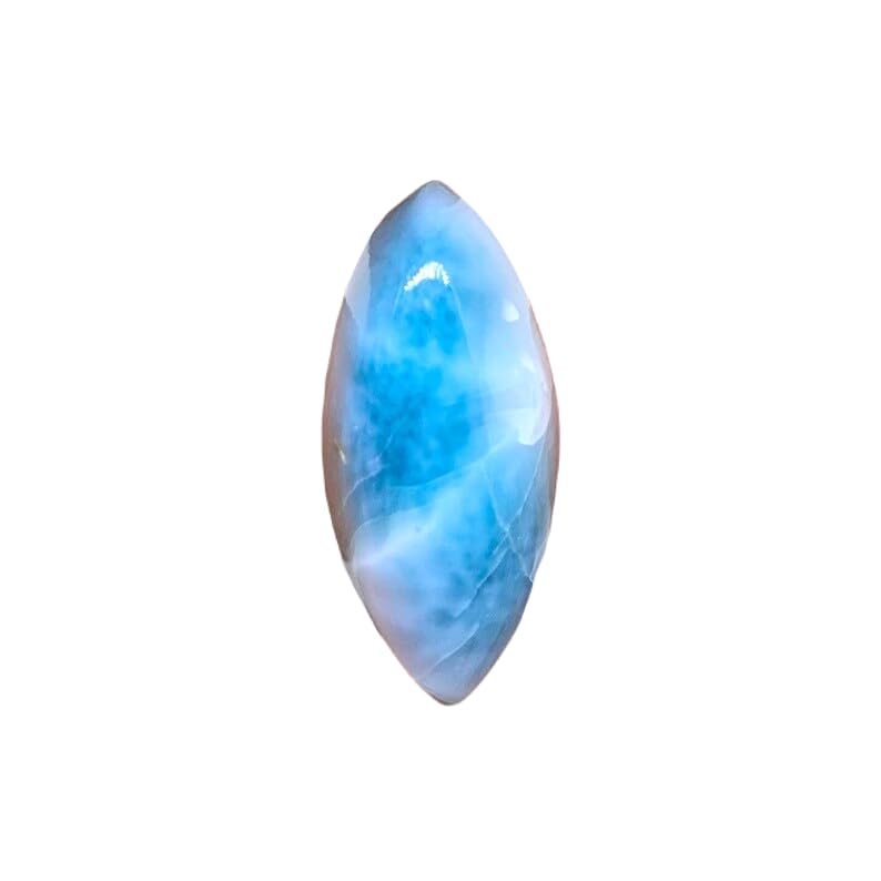 Larimar Marquise naturelle sans défaut pour réussir vos sertissages de bague DIY