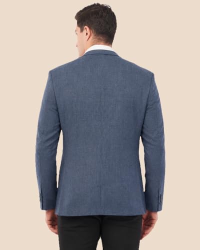 Image of SaintX Men's Premium Formal Blazer || Stretchable Triple Blend Fabric || Slim Fit || Fully Lined || Versatile Stylish Coat for Men || Professional Jacket || All Purpose
