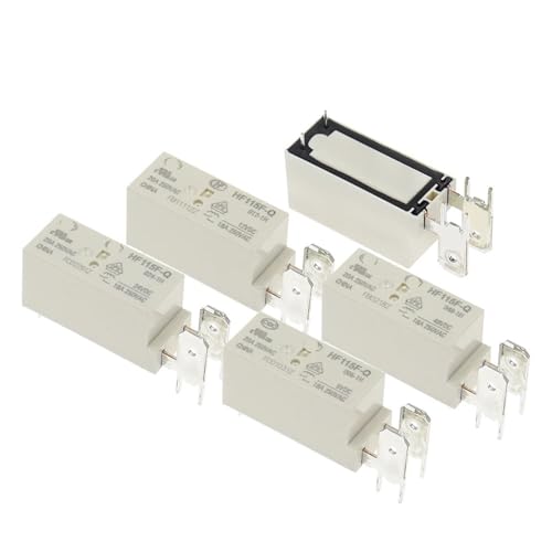 Relais 12V CC HF115F-Q-005-H commutation haute tension 18A 250V