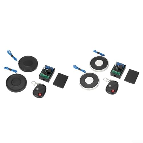 Électroaimant fixe DC 12V aimant de levage industriel noir pour robotique - 2