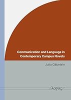Communication and Language in Contemporary Campus Novels 3832559752 Book Cover