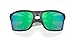 Costa Del Mar King Tide 8 Polarized Rectangular Sunglasses, Black Pearl/Green Mirrored Polarized-580G, 60 mm