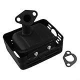 High Performance Exhaust System for Honda For GX160 and For GX200 Engines Includes Muffler, Pipe, and Gasket