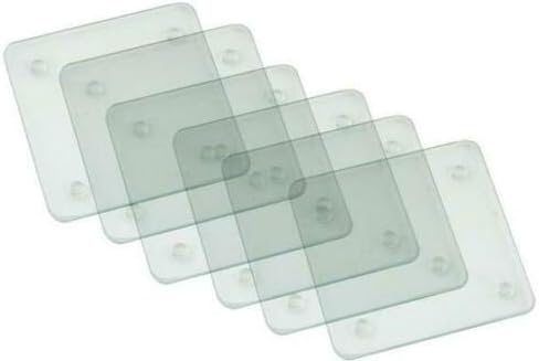 Set of 6 Glass Coaster Great for Parties 10x10cm