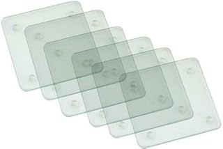 Set of 6 Glass Coaster Great for Parties 10x10cm