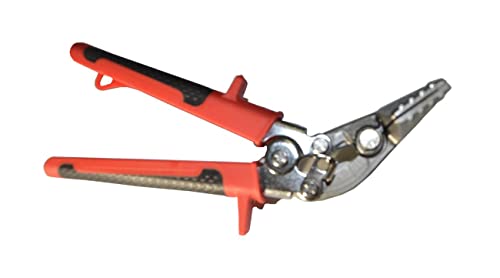 Zeluga Zl180 3.25In. Curverd Jaw Offset Sheet Metal Hand Seamer, Sheet Metal Bender Tools For Flattening Metal, Red/Black #TOP3