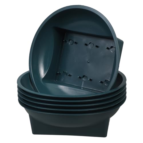 SUPVOX Forniture Floreali Portafiori Commemorativi Verdi 6 Contenitori Per Ciotole Di Fiori Per Composizioni E Decorazioni