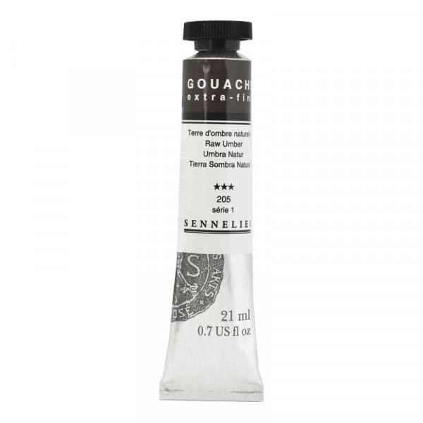 SENNELIER COFFRET BOIS GOUACHE 15X21ML +